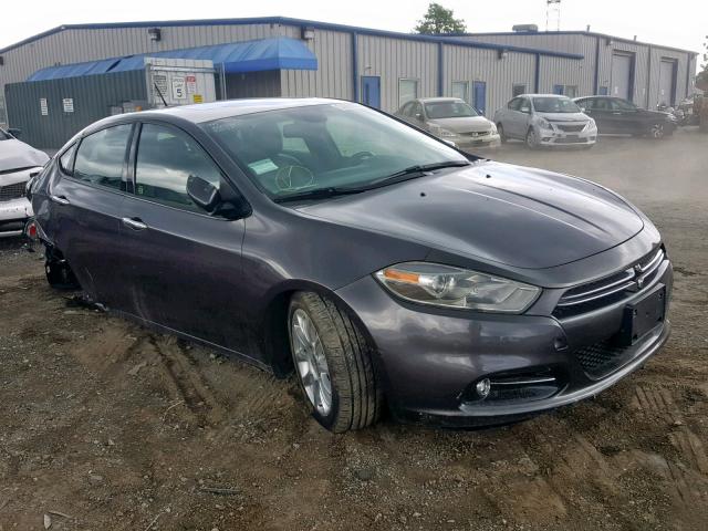 1C3CDFCB7FD345789 - 2015 DODGE DART LIMIT GRAY photo 1