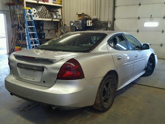 2G2WP522941145456 - 2004 PONTIAC GRAND PRIX ვერცხლისფერი ფოტო 4