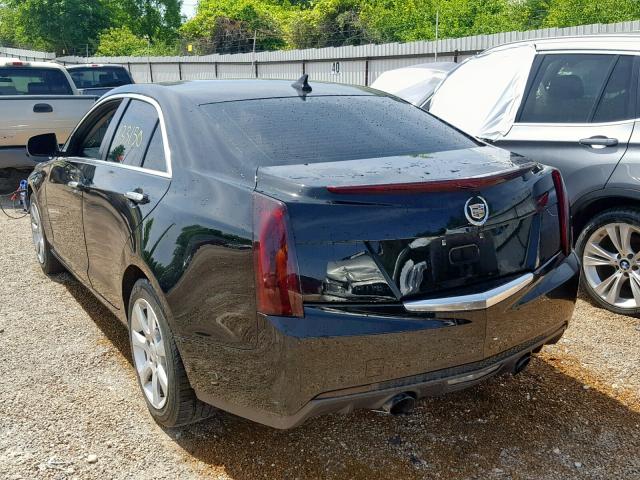 1G6AG5RX0D0159395 - 2013 CADILLAC ATS BLACK photo 3