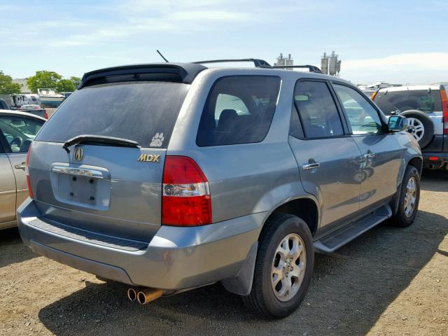 2HNYD18881H543210 - 2001 ACURA MDX TOURIN GRAY photo 4