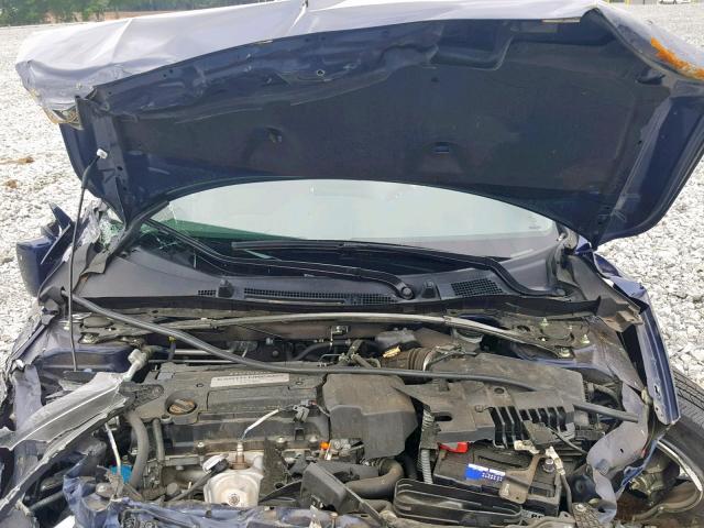 1HGCR2F84DA022175 - 2013 HONDA ACCORD EXL BLUE photo 7