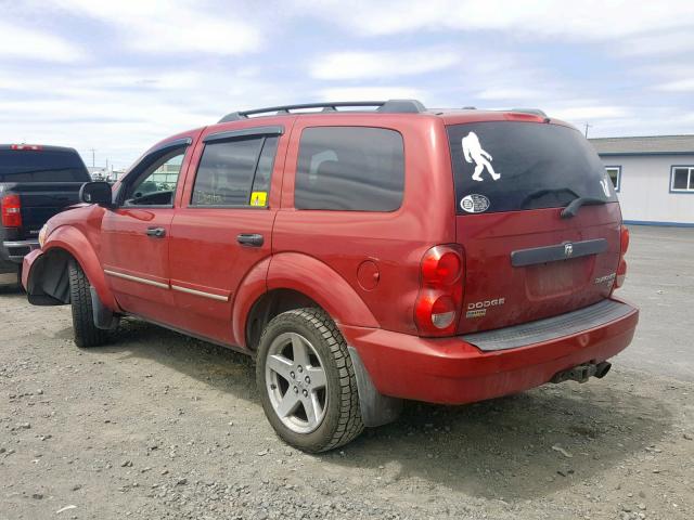 1D8HB48P59F706625 - 2009 DODGE DURANGO SL RED photo 3