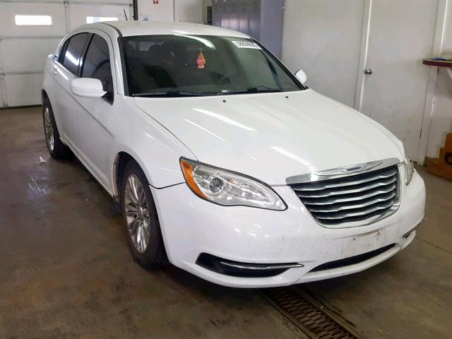 1C3CCBAB1CN104458 - 2012 CHRYSLER 200 LX WHITE photo 1