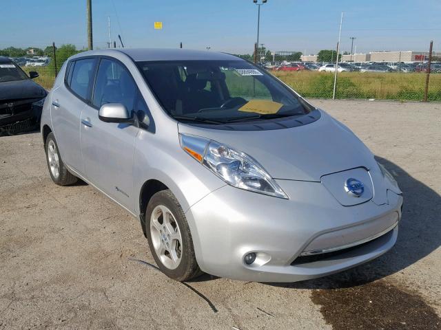 1N4AZ0CP7DC402076 - 2013 NISSAN LEAF S SILVER photo 1