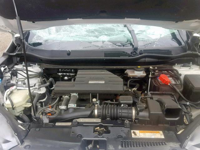 5J6RW2H87JL006349 - 2018 HONDA CR-V EXL WHITE photo 7