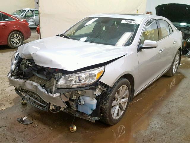 1G11H5SA5DF185366 - 2013 CHEVROLET MALIBU LTZ 银色 照片 2