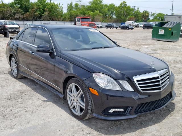 WDDHF7CB0AA215998 - 2010 MERCEDES-BENZ E 550 BLACK photo 1