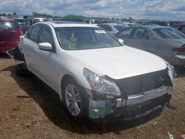 JN1CV6AR0FM524235 - 2015 INFINITI Q40 WHITE photo 1