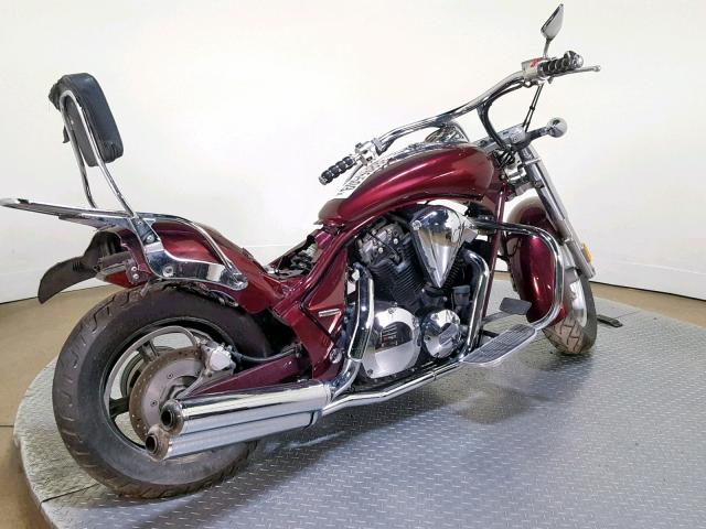 JH2SC6677BK100229 - 2011 HONDA VT1300 CT MAROON photo 8