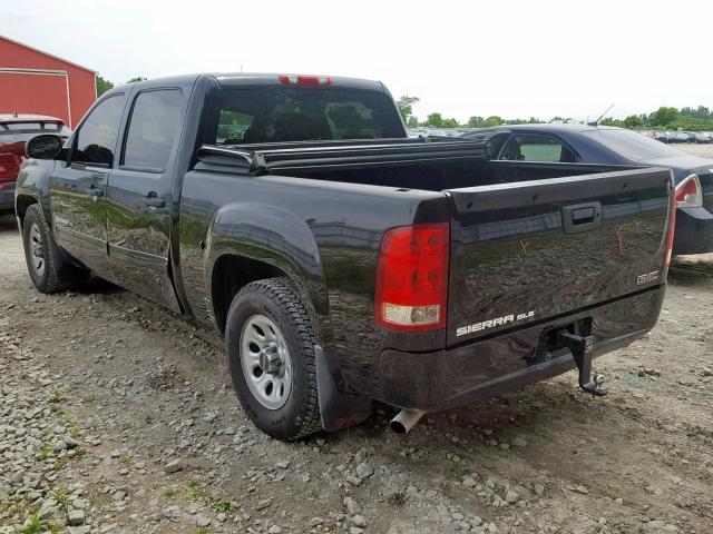 3GTRCVE35AG263967 - 2010 GMC SIERRA C15 BLACK photo 3