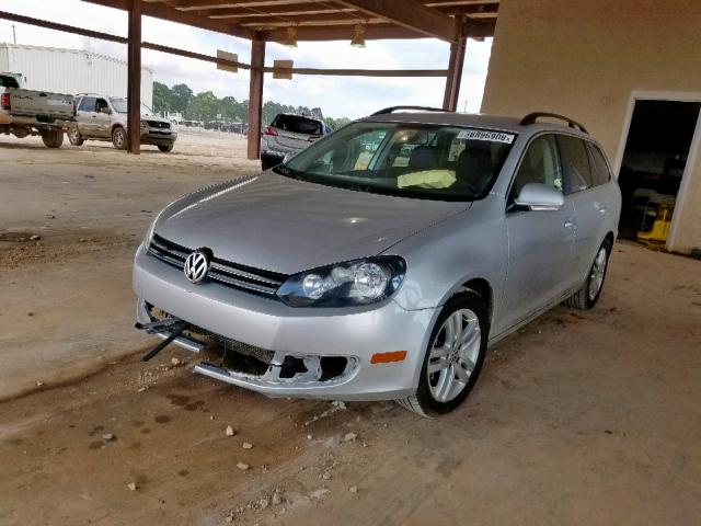 3VWPL7AJ8EM608212 - 2014 VOLKSWAGEN JETTA TDI SILVER photo 2