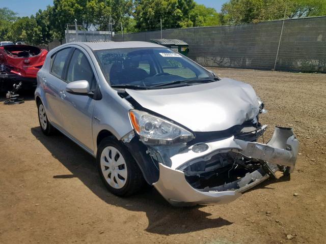 JTDKDTB33E1562630 - 2014 TOYOTA PRIUS C SILVER photo 1