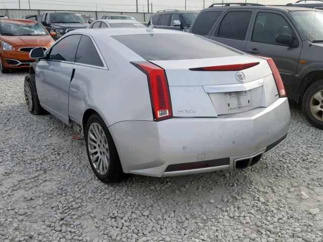 1G6DS1ED7B0101992 - 2011 CADILLAC CTS PREMIU SILVER photo 3