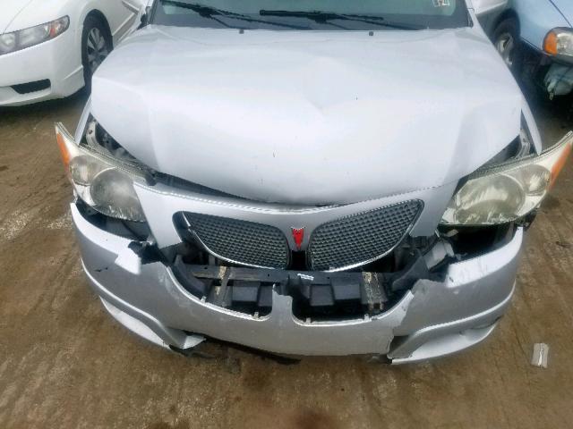 5Y2SL65897Z408147 - 2007 PONTIAC VIBE SILVER photo 7