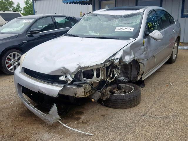 2G1WB5E31E1129972 - 2014 CHEVROLET IMPALA LIM SILVER photo 2