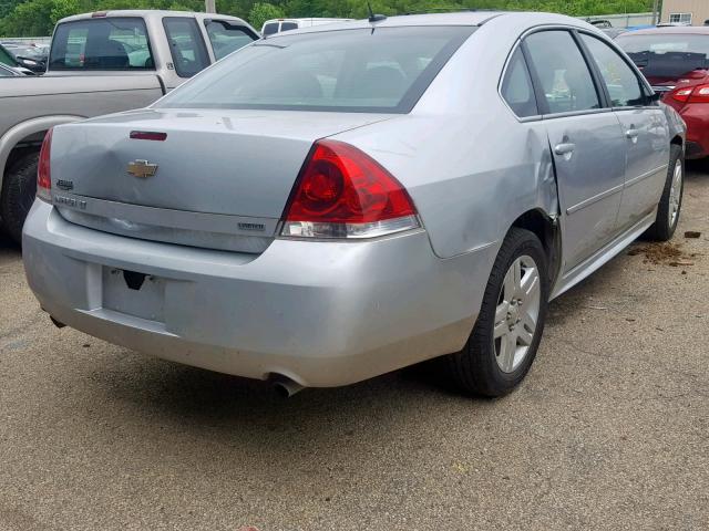 2G1WB5E31E1129972 - 2014 CHEVROLET IMPALA LIM SILVER photo 4