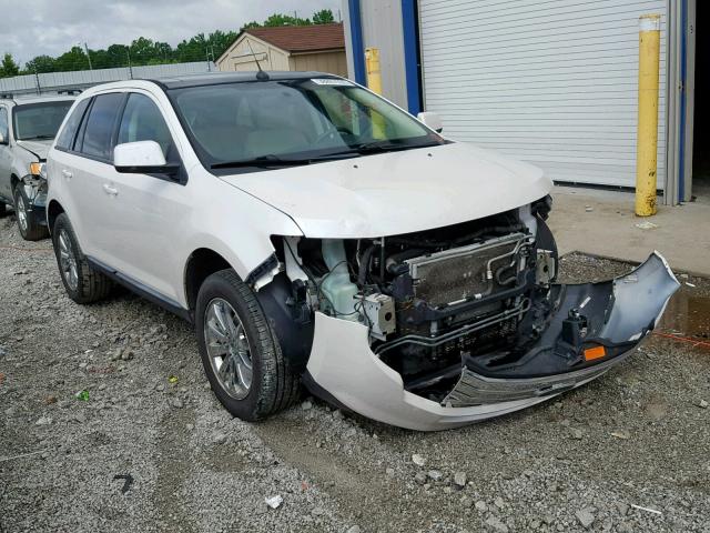 2FMDK3JC7ABB12568 - 2010 FORD EDGE SEL WHITE photo 1