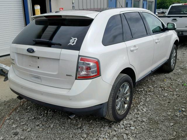 2FMDK3JC7ABB12568 - 2010 FORD EDGE SEL WHITE photo 4