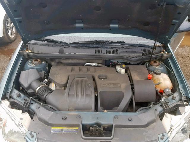 1G1AT58H697185977 - 2009 CHEVROLET COBALT LT GREEN photo 7