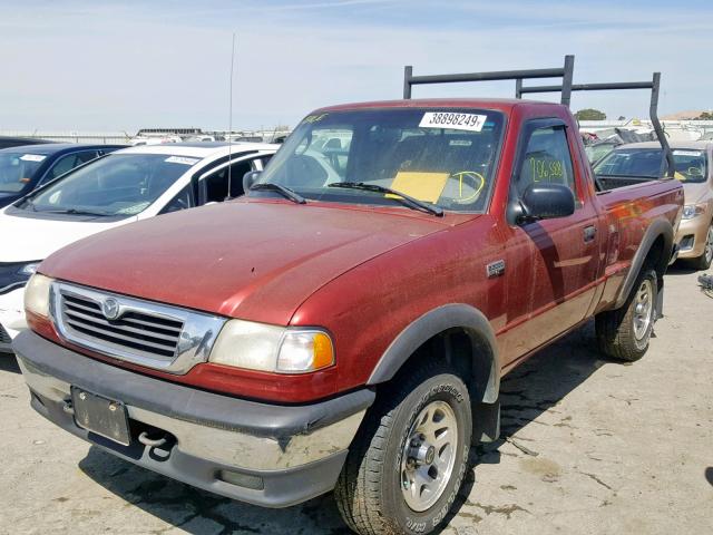 4F4YR13VXYTM00834 - 2000 MAZDA B3000 RED photo 2