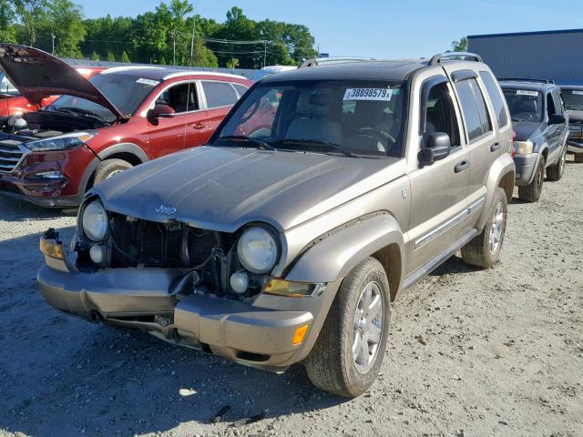 1J4GL58K75W689350 - 2005 JEEP LIBERTY LI GRAY photo 2