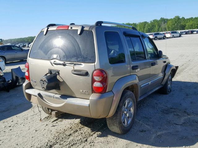 1J4GL58K75W689350 - 2005 JEEP LIBERTY LI GRAY photo 4