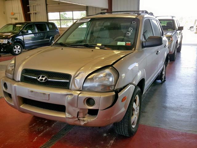 KM8JM12BX6U258603 - 2006 HYUNDAI TUCSON GL SILVER photo 2