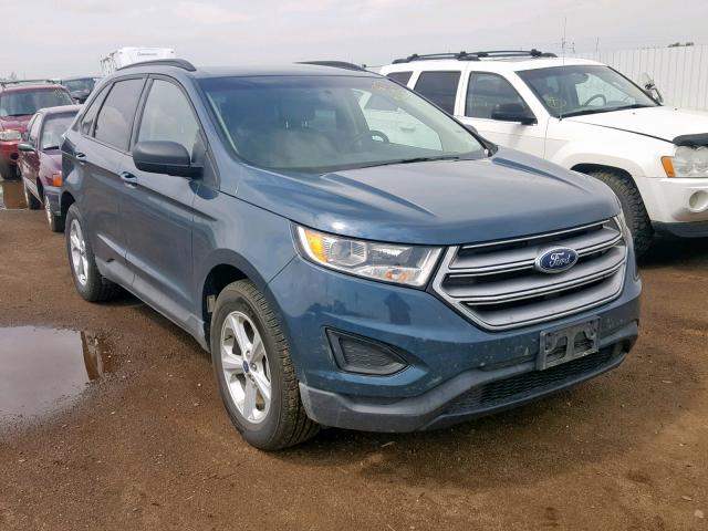 2FMPK4G95GBC53288 - 2016 FORD EDGE SE BLUE photo 1