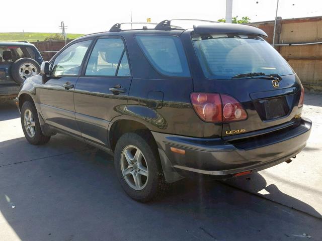 JT6HF10U0X0092089 - 1999 LEXUS RX 300 BLACK photo 3