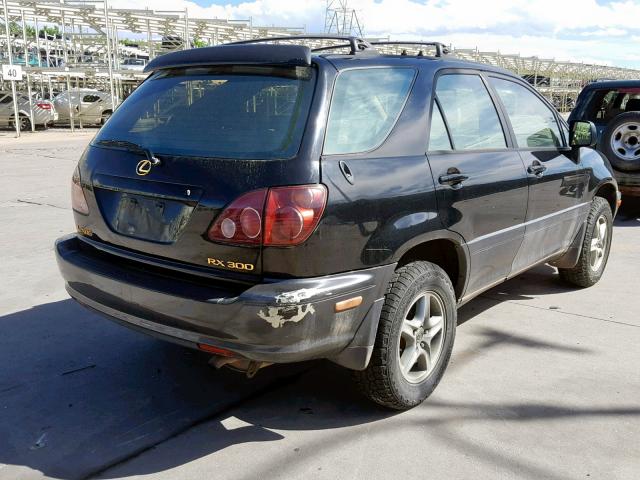 JT6HF10U0X0092089 - 1999 LEXUS RX 300 BLACK photo 4