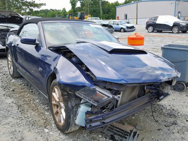 1ZVBP8FH5A5166306 - 2010 FORD MUSTANG GT BLUE photo 1