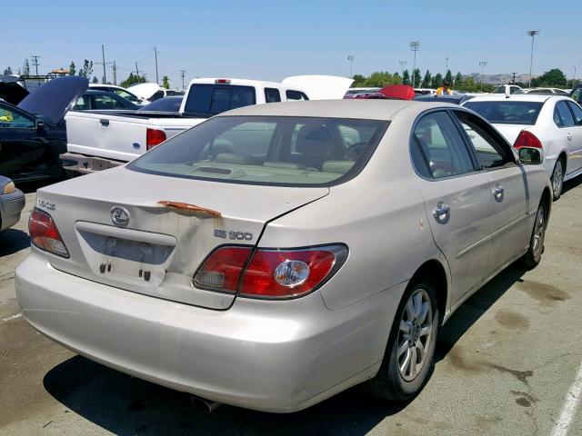 JTHBF30G330114471 - 2003 LEXUS ES 300 TAN photo 4