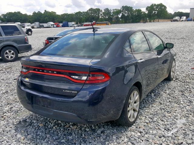 1C3CDFCA6DD104939 - 2013 DODGE DART LIMIT GRAY photo 4