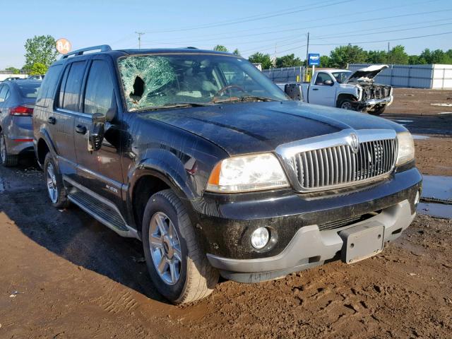 5LMEU88H14ZJ33511 - 2004 LINCOLN AVIATOR შავი ფოტო 1