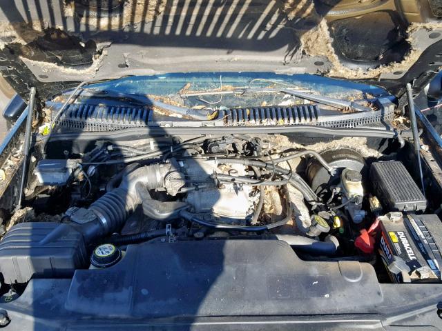 5LMEU88H14ZJ33511 - 2004 LINCOLN AVIATOR შავი ფოტო 7