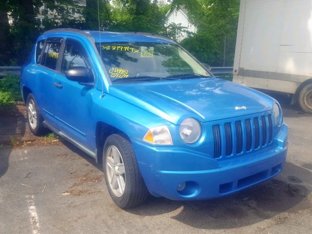 1J8FF47W78D691390 - 2008 JEEP COMPASS SP Көк фото 1