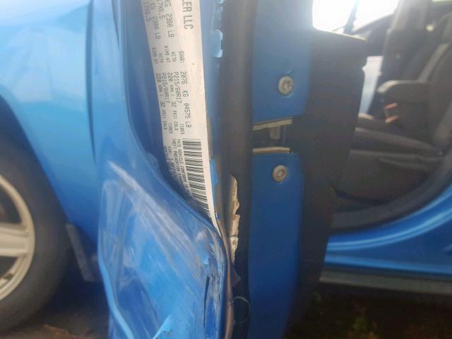 1J8FF47W78D691390 - 2008 JEEP COMPASS SP Көк фото 10