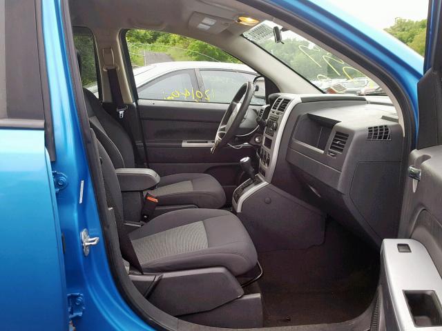 1J8FF47W78D691390 - 2008 JEEP COMPASS SP Көк фото 5