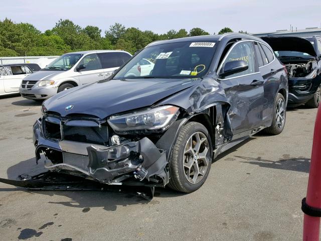 WBXHT3C35G5F67437 - 2016 BMW X1 XDRIVE2 GRAY photo 2