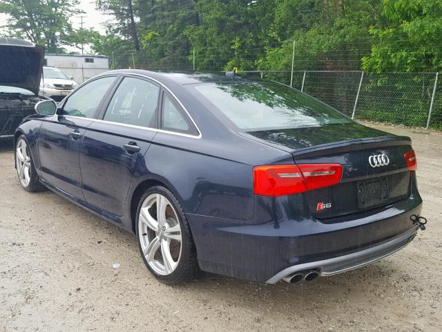 WAUF2AFC1DN047328 - 2013 AUDI S6 BLUE photo 3