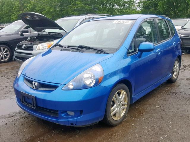 JHMGD37677S031726 - 2007 HONDA FIT S Mavi foto 2