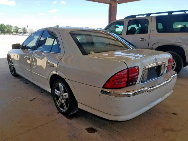 1LNHM86S72Y692501 - 2002 LINCOLN LS 白色 照片 3