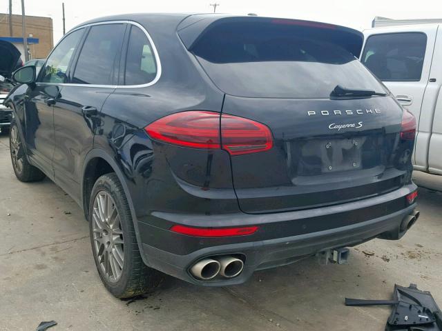 WP1AB2A29GLA96373 - 2016 PORSCHE CAYENNE S BLACK photo 3