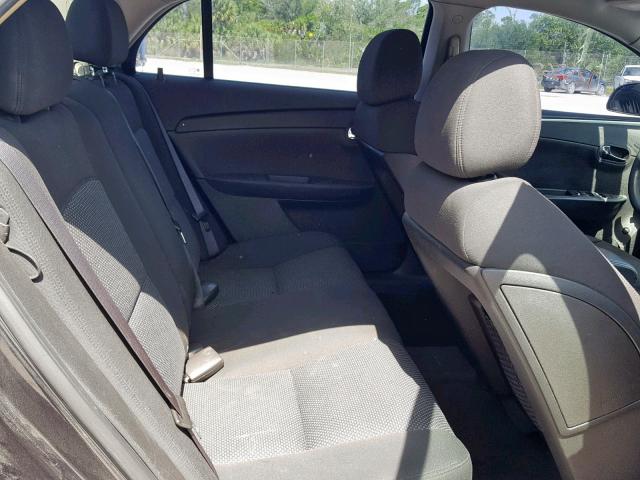 1G1ZH57B48F257507 - 2008 CHEVROLET MALIBU 1LT BLACK photo 6