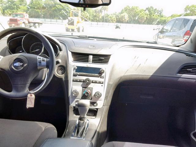 1G1ZH57B48F257507 - 2008 CHEVROLET MALIBU 1LT BLACK photo 9