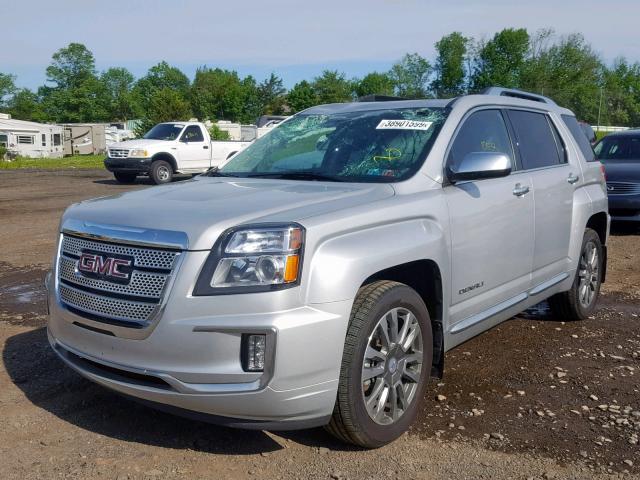 2GKFLVE31H6158520 - 2017 GMC TERRAIN DE SILVER photo 2