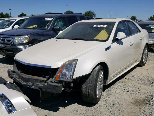 1G6DJ5EDXB0161307 - 2011 CADILLAC CTS PERFOR WHITE photo 2