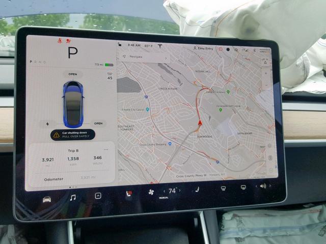 5YJ3E1EB5JF090084 - 2018 TESLA MODEL 3 BLUE photo 9