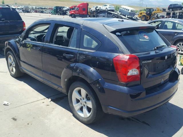 1B3CB3HA0BD215042 - 2011 DODGE CALIBER MA BLACK photo 3