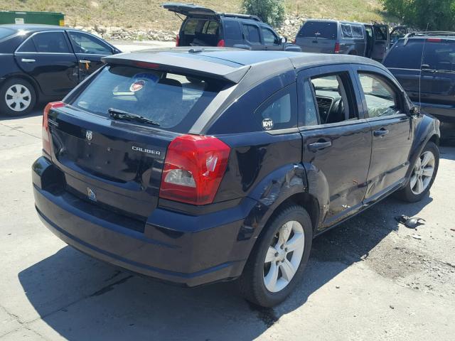 1B3CB3HA0BD215042 - 2011 DODGE CALIBER MA BLACK photo 4